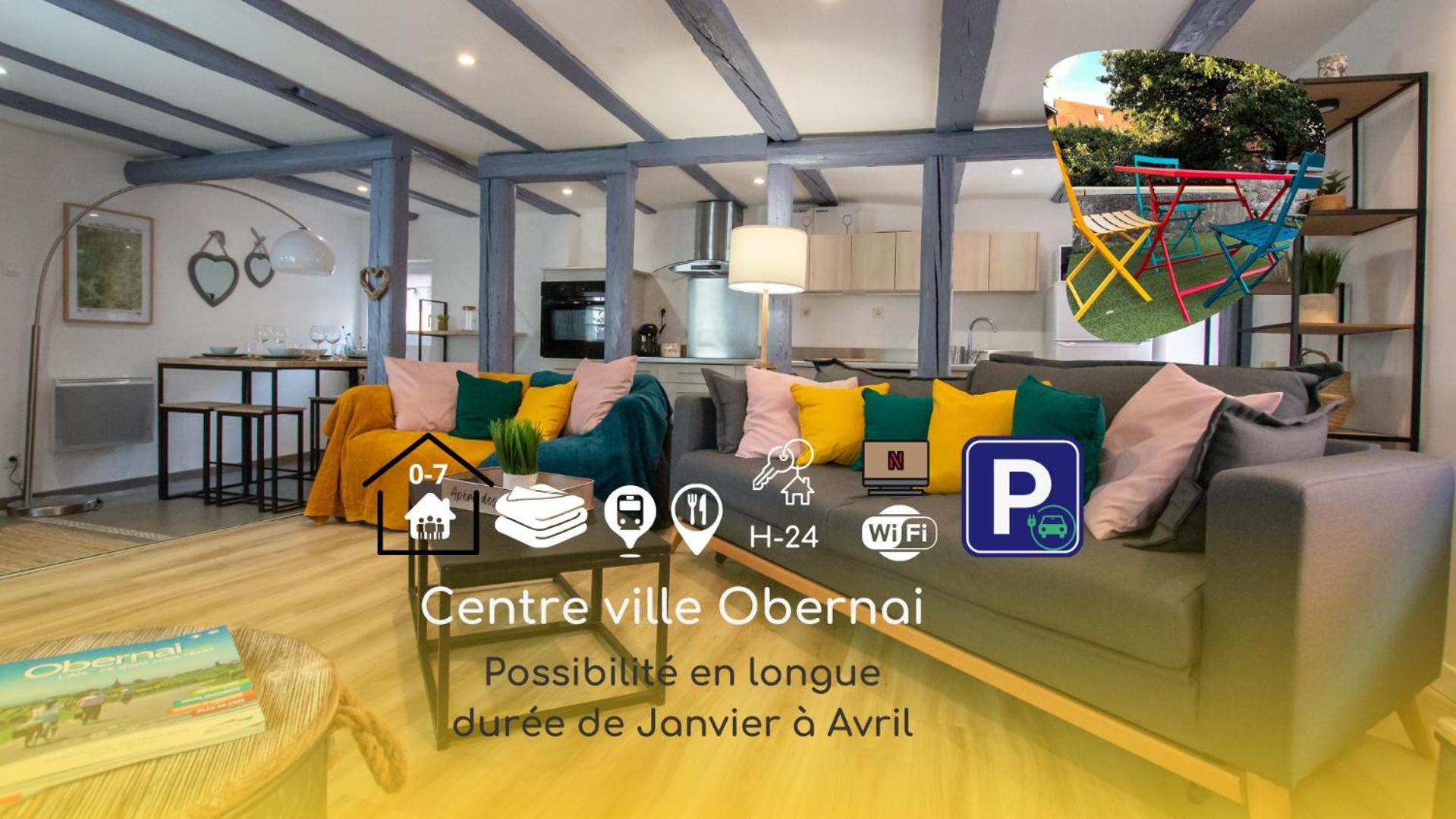 Le Nid Cosy D'Obernai /2Min Centre Ville/Parking 외부 사진